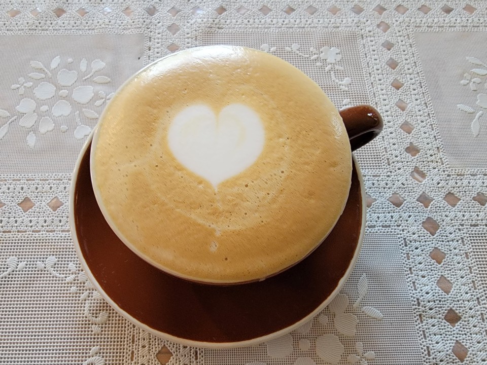 coffee with a heart